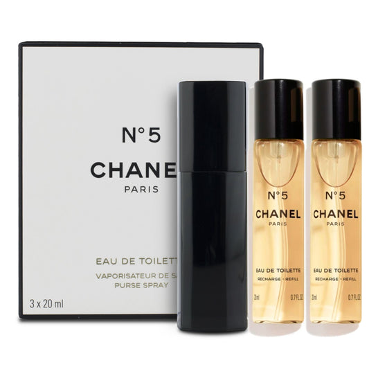 Chanel No 5 EDT Purse Spray Refills (3 x 0.7 oz)