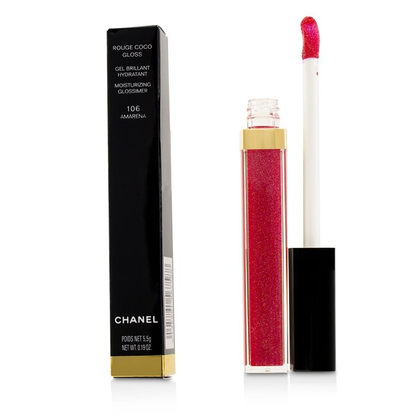 Chanel Rouge Coco Gloss Moisturizing Glossimer (106-Amarena)