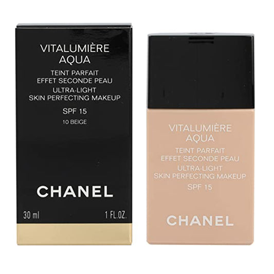 Chanel Vitalumiere Aqua Ultra-Light SPF 15 - #10 Beige (1 oz)